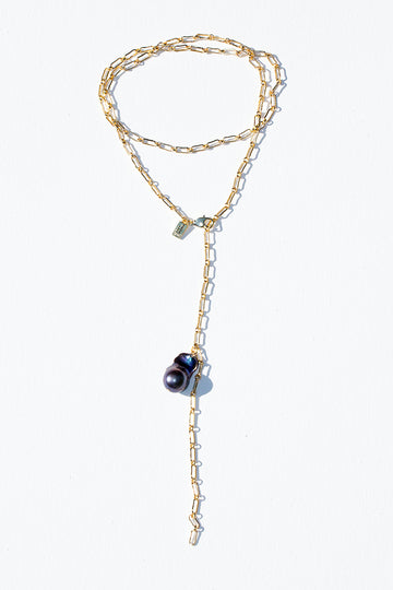 GOOD TIME GIRL LARIAT- BLACK PEARL
